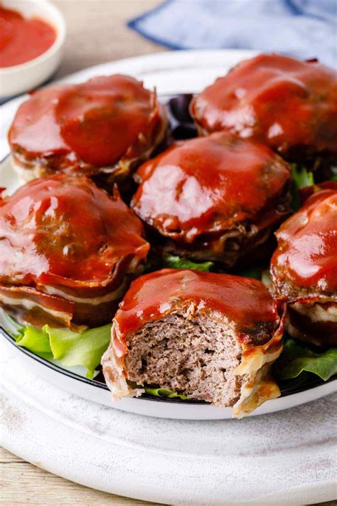 Easy Bacon-Wrapped Paleo Meatloaf Muffins – That Easy Diet