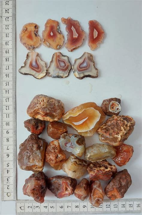 Rough Gemstones Identification Chart