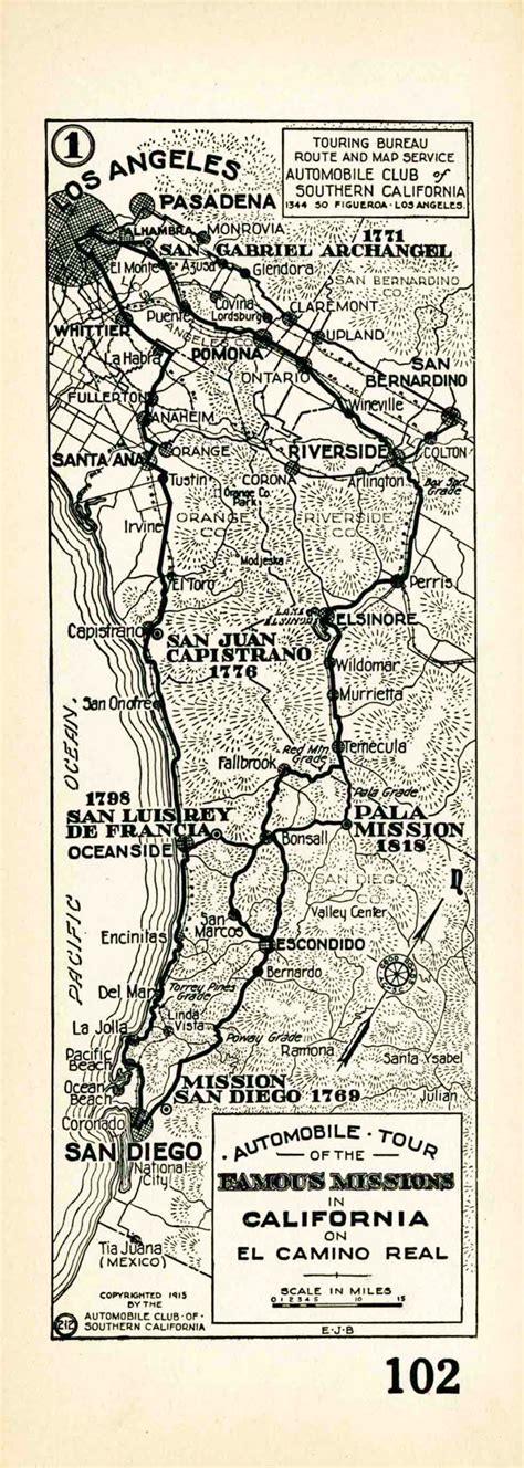 How El Camino Real, California's 'Royal Road,' Was Invented | Map, California map, Los angeles ...