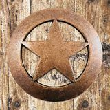 Texas Star & Seal Cabinet Hardware Knob Copper Finish - Texas Uniques Store