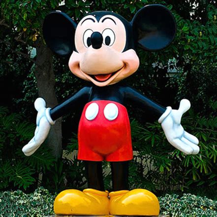 Fiberglass Mickey Sculpture - www.onlyartsculpture.com