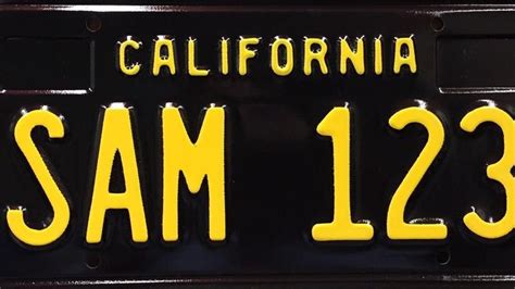 California's black license plates are back in production | License plate, Custom license plate ...