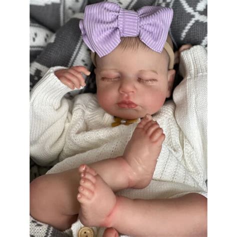 19in Realistic Reborn Baby Doll Lifelike Cloth Body Sleeping Dolls Newborn Gift | eBay