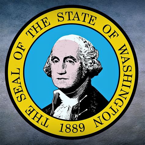 Washington State Seal Digital Art by Movie Poster Prints - Fine Art America