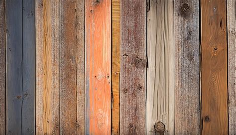 Premium Photo | Rustic wood paneling in natural colors. ai generative.