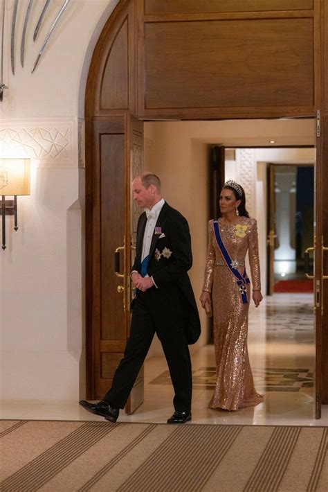 The Prince and Princess of Wales Attend Wedding Banquet of the Crown Prince and Crown Princess ...