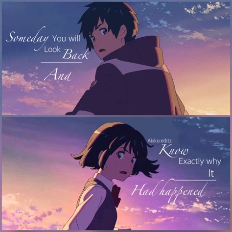 Your Name Anime Quotes / 14 Of The Best Anime Quotes From The Movie Your Name - While it's often ...