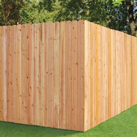 ReliaBilt 6-ft x 8-ft Cedar Dog Ear Privacy Fence Panel at Lowes.com