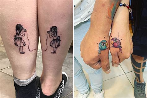 30 Beautiful Matching Tattoos That Are Actually Good For Once