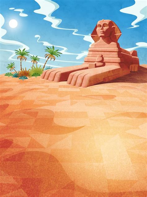 The Man From Egypt (iPad game) on Behance Background Drawing, Game Background, Cartoon ...