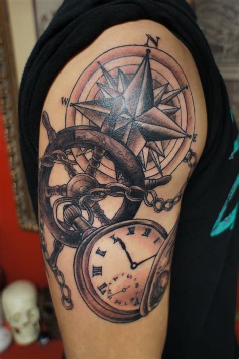 Nautical Half Sleeve Tattoos Designs, Ideas and Meaning - Tattoos For You