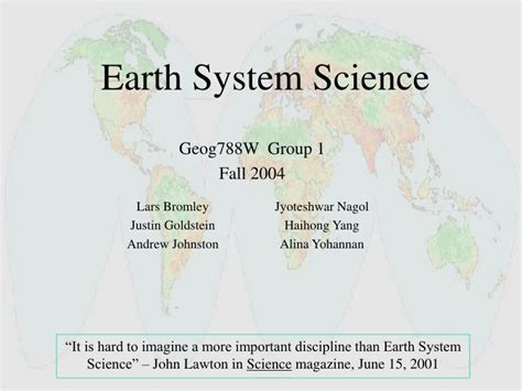 PPT - Earth System Science PowerPoint Presentation, free download - ID ...