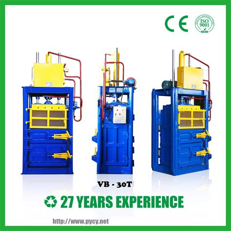 Plastic Film Vertical Hydraulic Balers/Baling Machine/Baling Press - Recycling Machine and ...