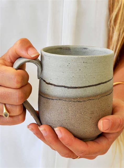 Ceramic mug, one of a kind mug, pottery mug handmade, ceramic coffee mug, rustic mug, coffee ...