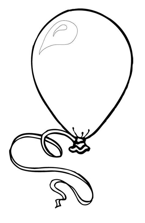 Hot Air Balloon Coloring Page