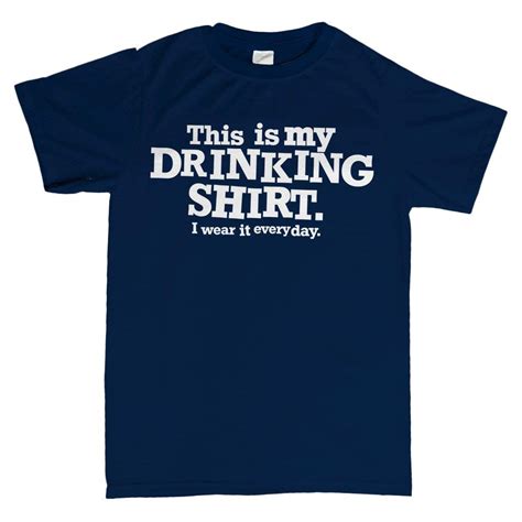 T Shirts This Is My Drinking T Shirt I Wear It Everyday Funny Alcoholic T Shirt | Stellanovelty