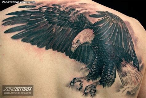 Tattoo of Eagles, Animals, Back