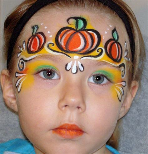 Pumpkins | Face painting, Face painting halloween, Festival face paint