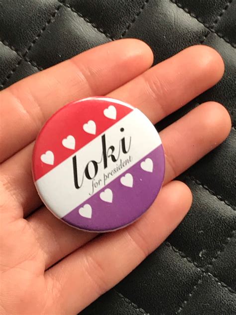 LOKI FOR PRESIDENT Pin Badge | Etsy