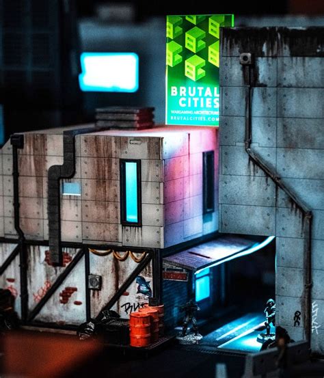 28mm Cyberpunk terrain - Easy Aug shop | Wargaming terrain, Cyberpunk city, Wargaming