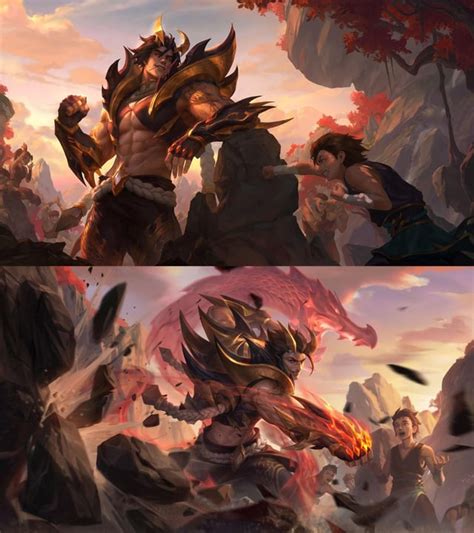 Obsidian Dragon Sett in Legends of Runeterra 🐉 : r/settmains