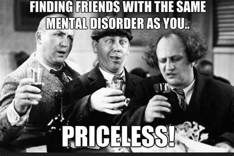 THE THREE STOOGES ~ Finding friends with the same mental disorder as you... PRICELESS!! | Funny ...