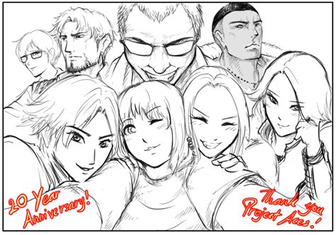 [Fanart] of the Ace Combat 3 Crew, Commemorating 20 Years! : r/acecombat