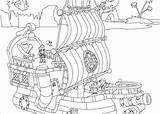 Pirate Ship Coloring Pages Free At GetColoringscom  Printable sketch template
