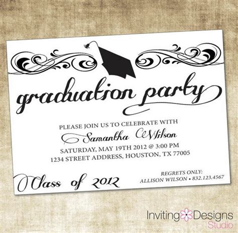 10+ Creative Graduation Invitation Ideas 2017