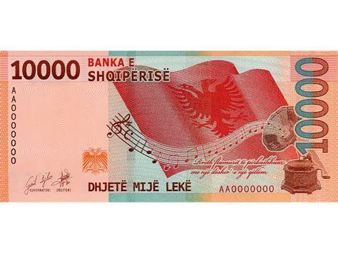 BoA Unveils Lek 10,000 Banknote • IIA