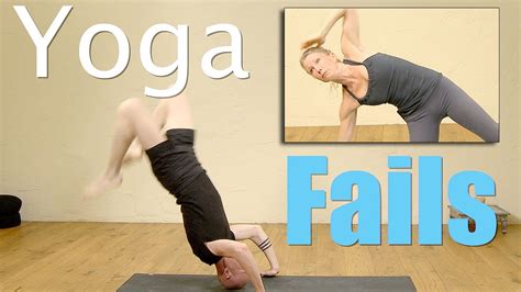 Ekhart Yoga Bloopers, Fail Compilation - YouTube