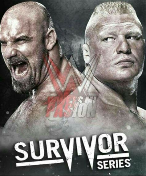 Bill Goldberg VS Brock Lesnar in Survivor Series 2016 http ...