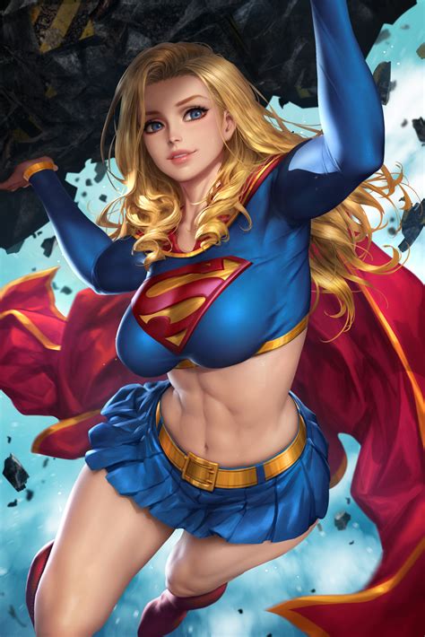 Wallpaper : Supergirl, DC Comics, superheroines, fantasy girl, blonde ...