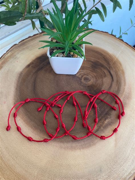 Set of 4/ 7 Knots String Bracelets/ - Etsy