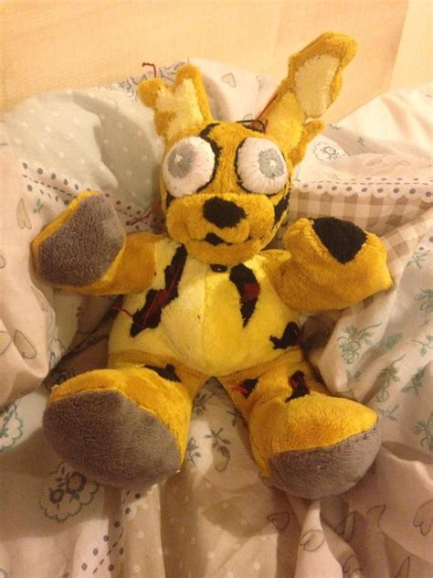 SpringTrap Plushie ONLY ONE | Plushies, Handmade plush, Business for kids