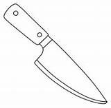 Colorir Cuchillo Pisau Messer Kartun Faca Ausmalbilder Sketch Coloring Page sketch template