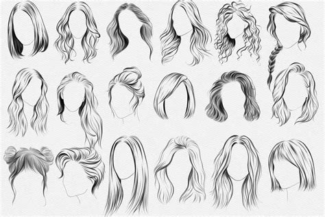 how to draw portraits – tutorials and ideas | Sky Rye Design | Drawing hair tutorial, Girl hair ...