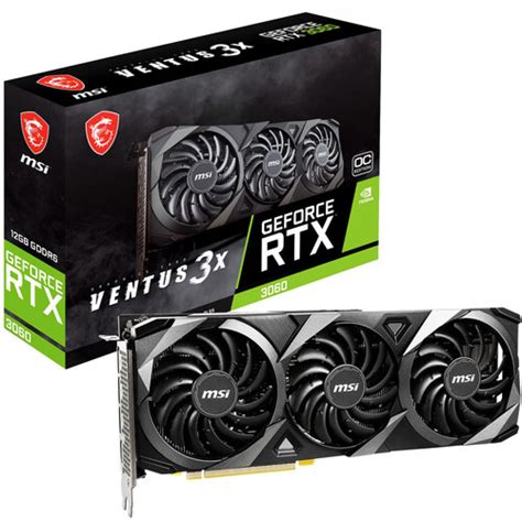 Buy MSI GEFORCE RTX 3060 VENTUS 3X 12GB OC - Krgkart.com