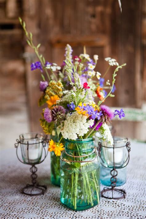 55 Boho & Rustic Wildflower Wedding Ideas – Hi Miss Puff