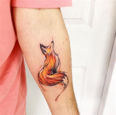 Pin by Ashley Zoglman on Tattoo | Watercolor fox tattoos, Fox tattoo ...