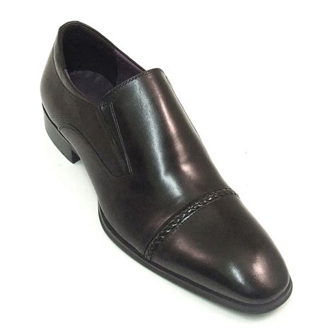 Buy Mens' Black Formal Slip-On Shoes | Gucinari