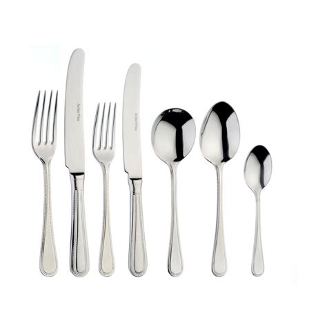 Arthur Price Bead 44 Piece 18/10 Stainless Steel Cutlery Set, Service ...