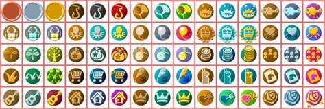 3DS - Animal Crossing: New Leaf - Badge Icons - The Spriters Resource