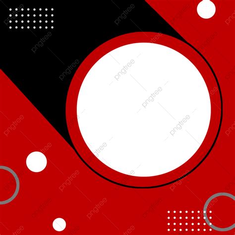 Simpe Red Black Twibbon Frame Design Blank Template, Twibbon Design ...