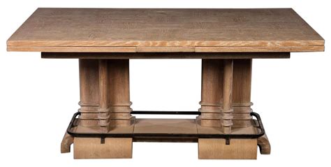 Art Deco Cerused Oak Dining Table | Art deco home, Art deco interior design, Oak dining table