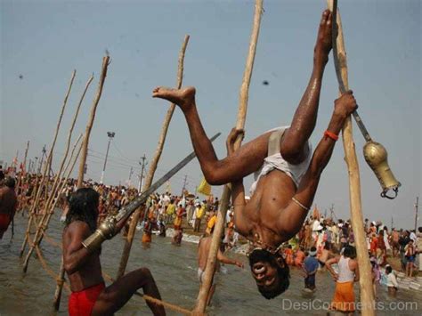 Maha Kumbh Mela Sadhu Fight - Desi Comments