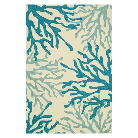 Loloi Ventura Indoor / Outdoor Rug - Blue / Coral - Walmart.com