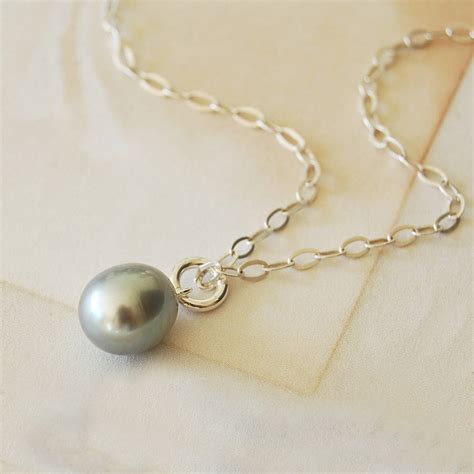 pearl drop necklace by highland angel | notonthehighstreet.com