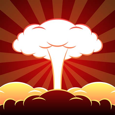 Nuclear Explosion Illustration 225093 Vector Art at Vecteezy