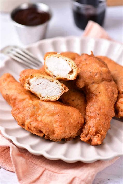 Beer Battered Chicken Tenders - Fried Chicken Tenders